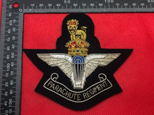 Load image into Gallery viewer, British Army Bullion Embroidered Blazer Badge - Parachute Regiment
