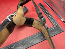 Load image into Gallery viewer, Original Post WW2 German Army Y-Straps in Leather with Metal Fittings
