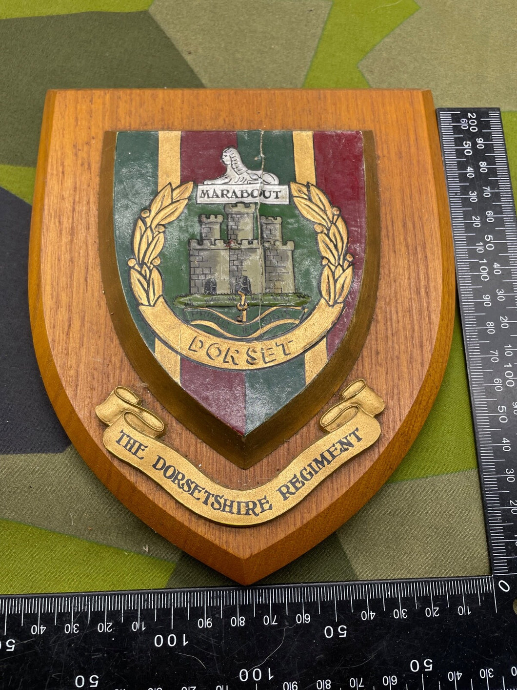 Original British Army - The Dorsetshire Regiment Wall Plaque - The Militaria Shop