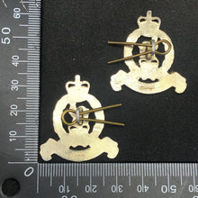 Lade das Bild in den Galerie-Viewer, Original British Collar Badge Pair - Adjutant Generals Corps - The Militaria Shop
