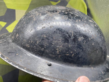 Charger l&#39;image dans la galerie, Original WW2 British Home Front Warden&#39;s / Civil Defence Helmet - The Militaria Shop
