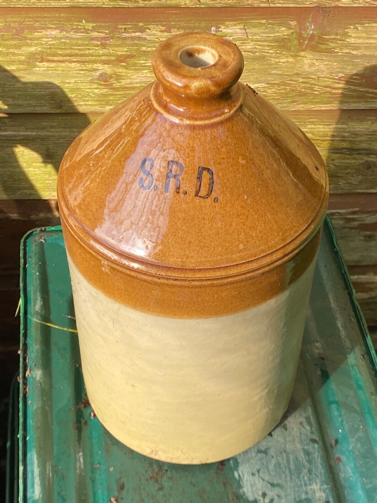 Original WW1 SRD Jar Rum Jar - British Army Issue -