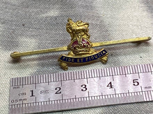 Charger l&#39;image dans la galerie, Original British Army - Royal Army Pay Corps Gilt &amp; Enamel Sweetheart Brooch
