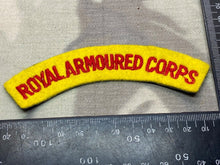 Load image into Gallery viewer, British Army - Royal Armoured Corps Regiment Shoulder Title
