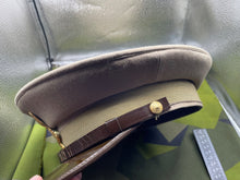 Load image into Gallery viewer, Original Royal Italian Artillery Officer Peaked Visor Cap with Badge - The Militaria Shop

