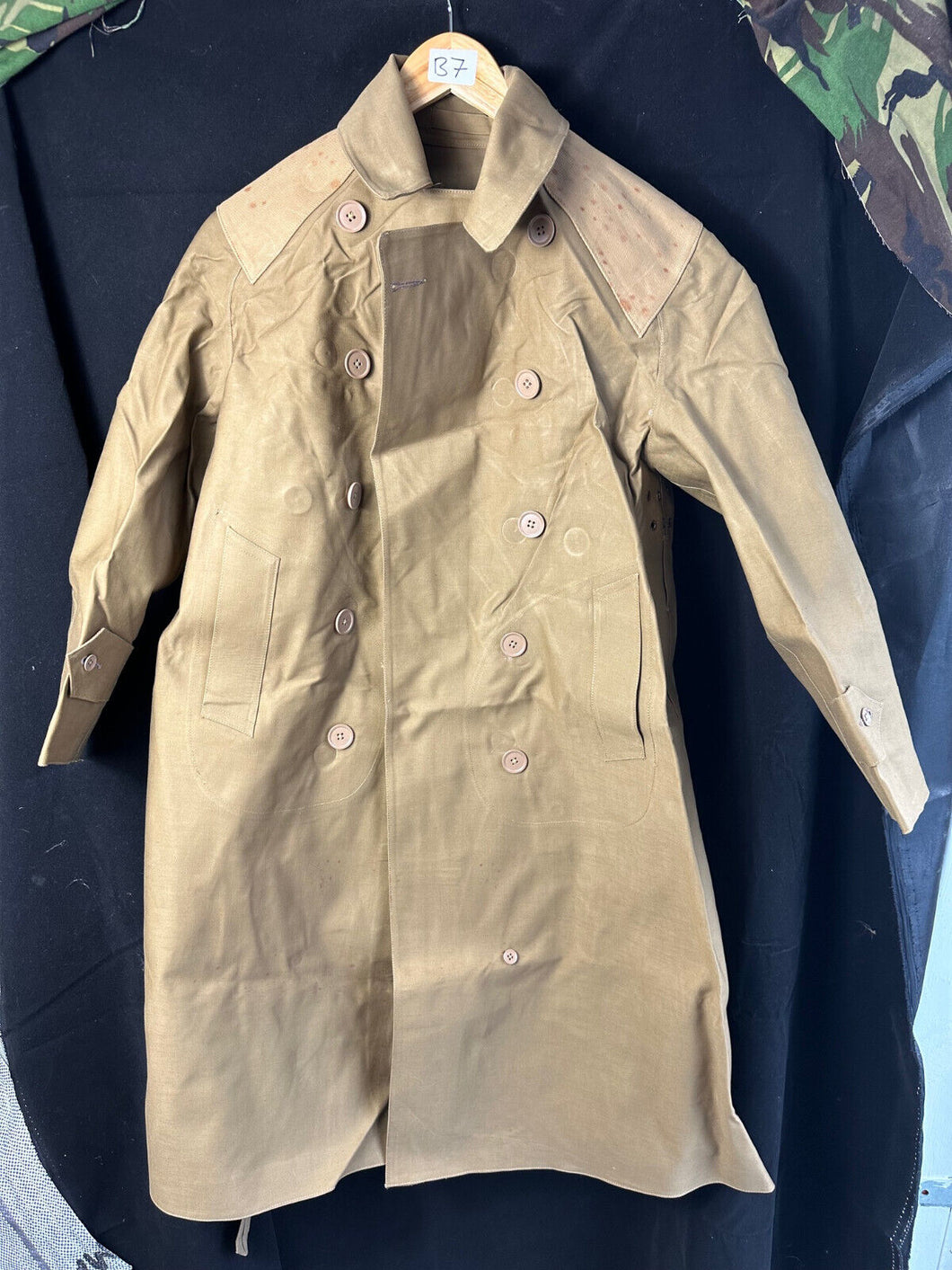 Original British Women's Land Army Mackintosh Rain Coat - 32