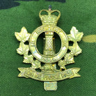 Genuine Canadian Army Brass Cap Badge - Régiment de Hull - The Militaria Shop