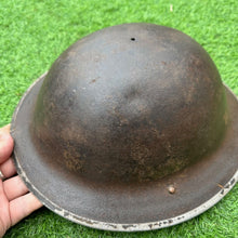 Charger l&#39;image dans la galerie, WW2 British Army Mk2 Brodie Helmet - Original Paintwork &amp; Divisional Sign
