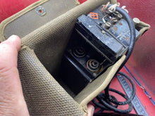 Load image into Gallery viewer, Original WW2 US Army Signal Corps 1944 Dated Field Telephone in Leather Case
