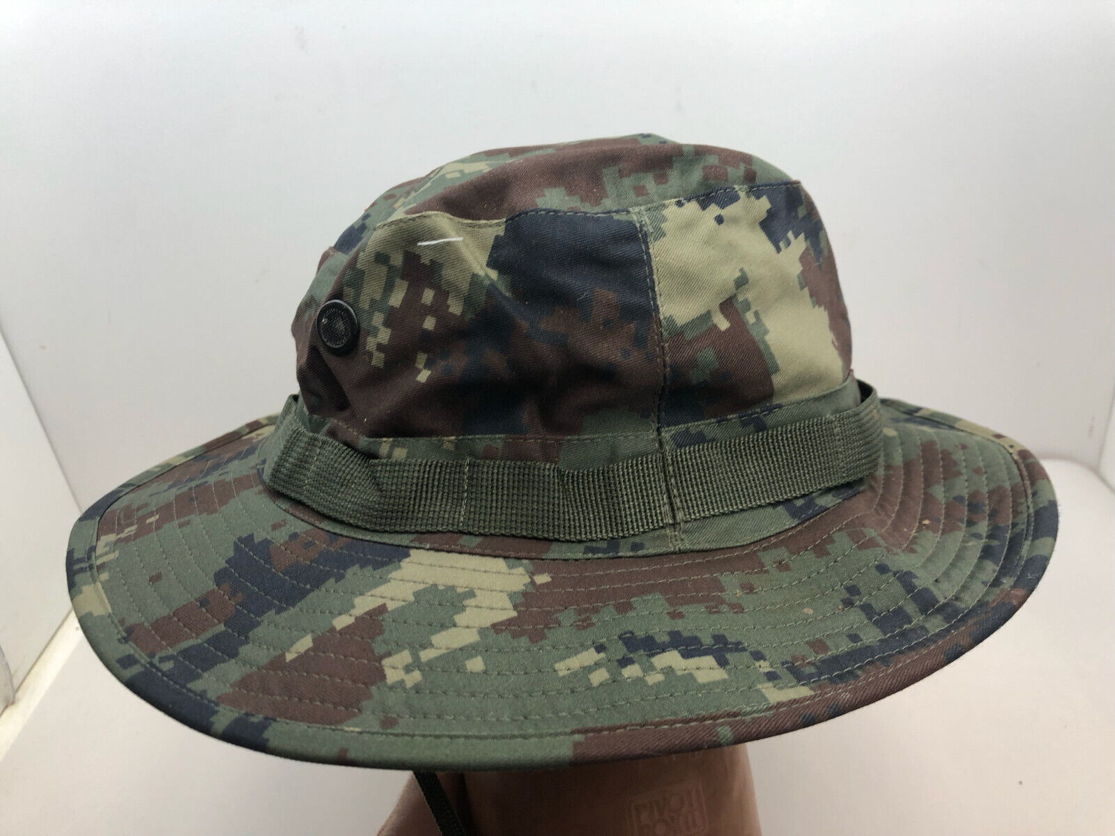 Genuine US Army Digital Jungle Camouflage Boonie Sun Hat Type II - Size 8 1/2 - The Militaria Shop