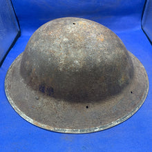 Load image into Gallery viewer, Original British Army Mk2 Combat Helmet - Untouched WW2 Example
