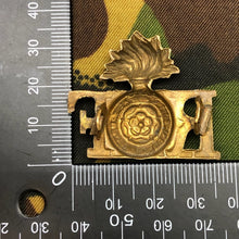 Load image into Gallery viewer, Genuine British Army WW1 Brass Shoulder Title - Royal Fusiliers - The Militaria Shop
