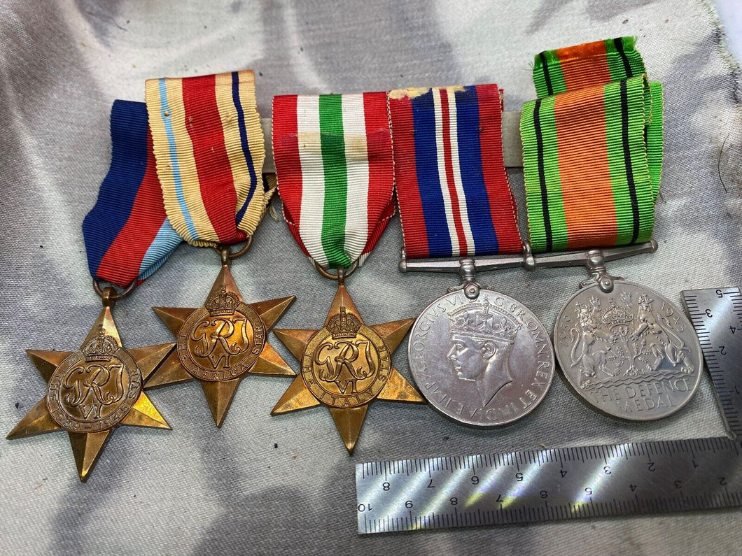 Original Group of 5 x WW2 British Army Service Medals