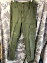 Lade das Bild in den Galerie-Viewer, Genuine British Army OD Green Fatigue Combat Trousers - Size 85/80/96
