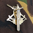 Genuine British Army Staybrite Cap Badge - Junior Leaders Regiment - The Militaria Shop