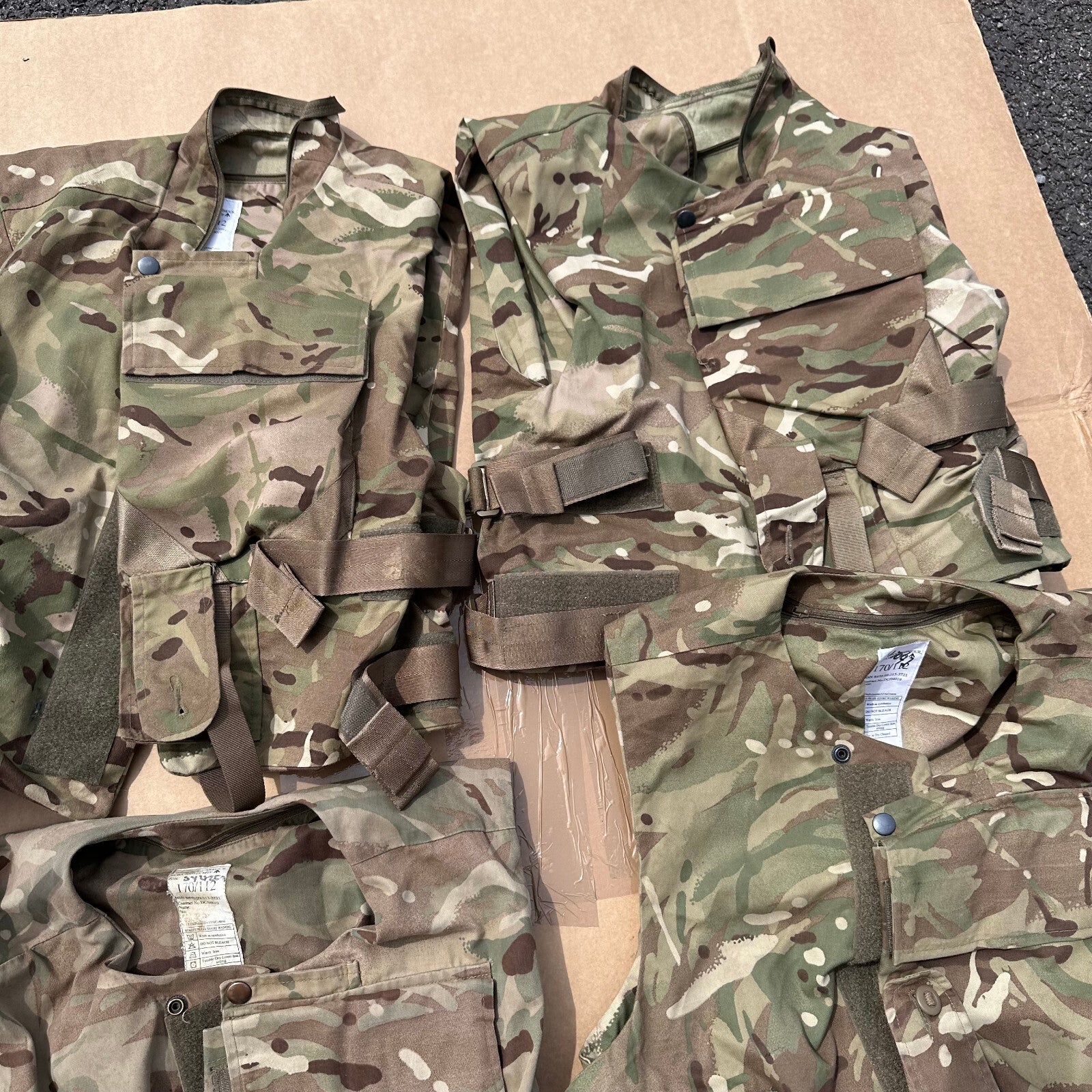 Genuine British Army ECBA / IS MTP Body Armour Cover Vest - Size 170/112 - The Militaria Shop