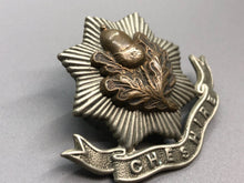 Load image into Gallery viewer, Original WW1 British Army Cheshire Regiment Cap Badge
