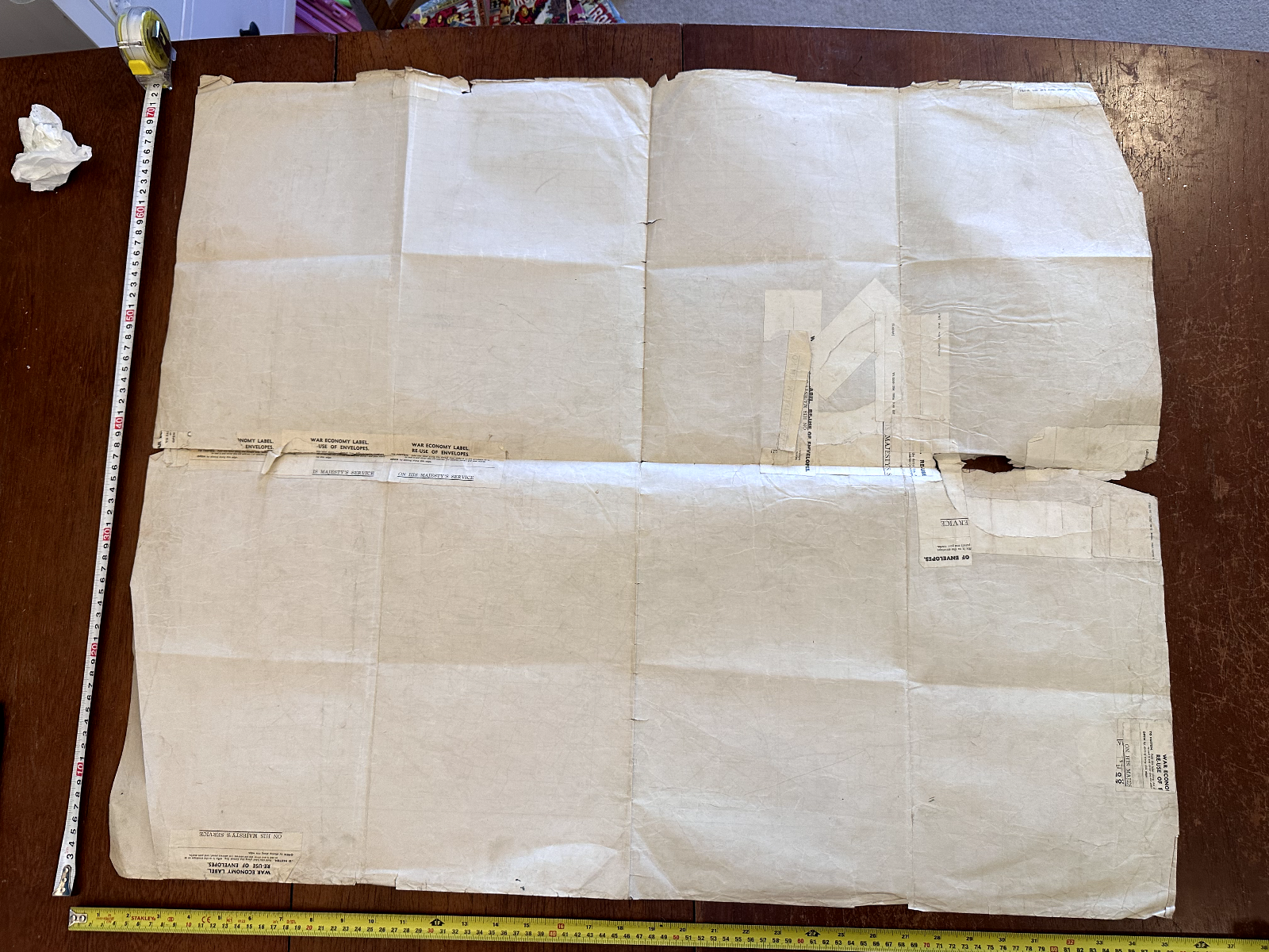Original WW2 British Army GSGS Map of Scotland - Dunbar & Lammermuir - The Militaria Shop