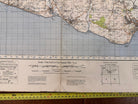 Original WW2 British Army GSGS OS Map of England - Brighton & Eastbourne - The Militaria Shop