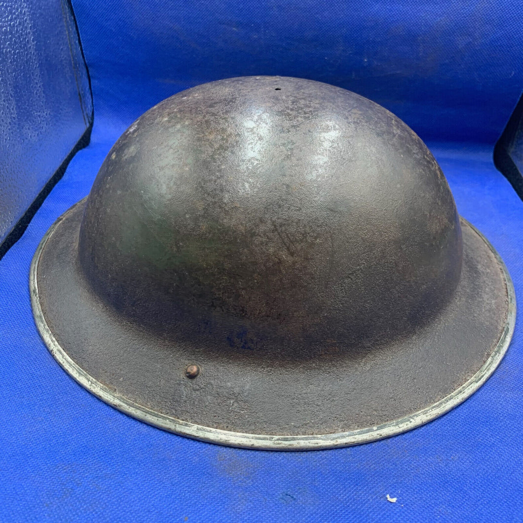 Original British Army Mk2 Combat Helmet - Untouched WW2 Example