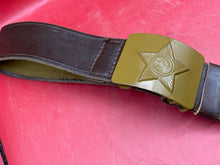 Load image into Gallery viewer, Original Soviet Union Enlisted Man&#39;s Service Belt in Mint Condition - 40&quot; Waist
