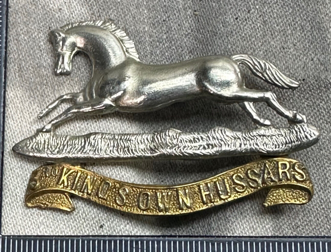 Original WW2 British Army Cap Badge - 3rd The King's Own Hussars