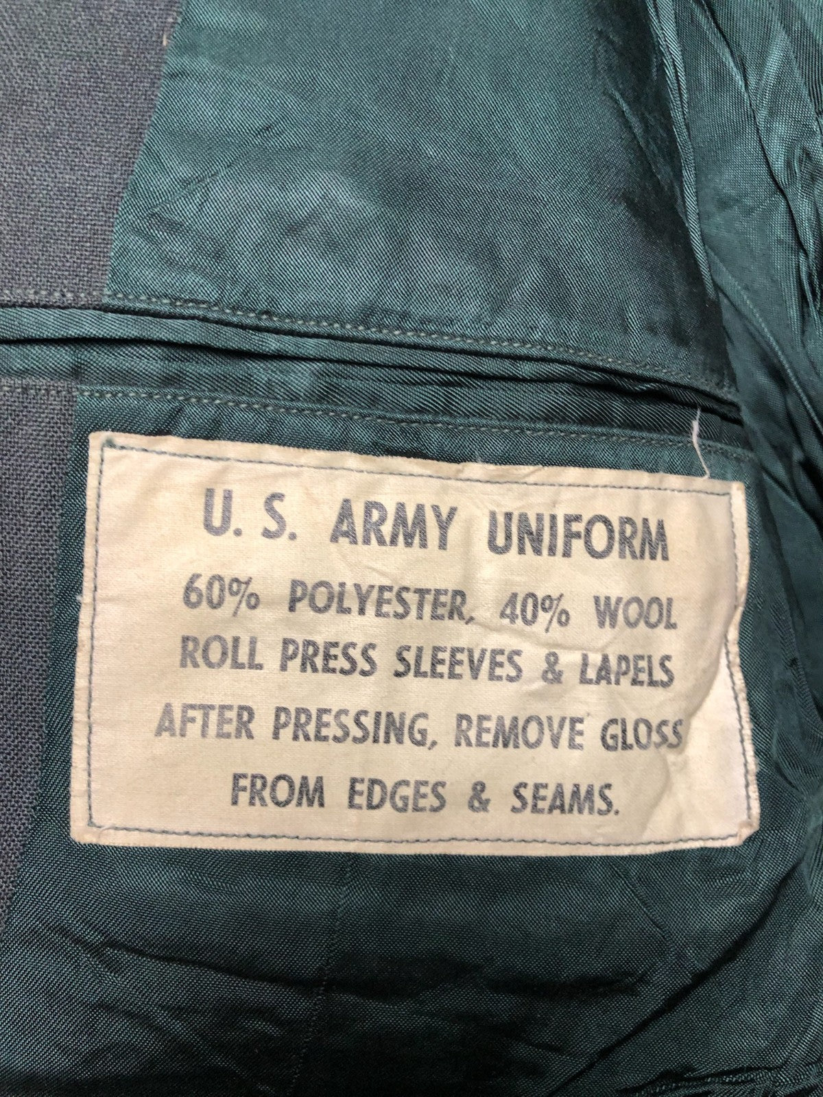 Original US Class 3 Uniform Jacket - Size 40" Chest - The Militaria Shop