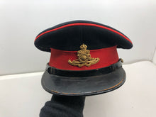 Load image into Gallery viewer, Original British Army WW2 Royal Artillery Officers Cap - Size 54cm
