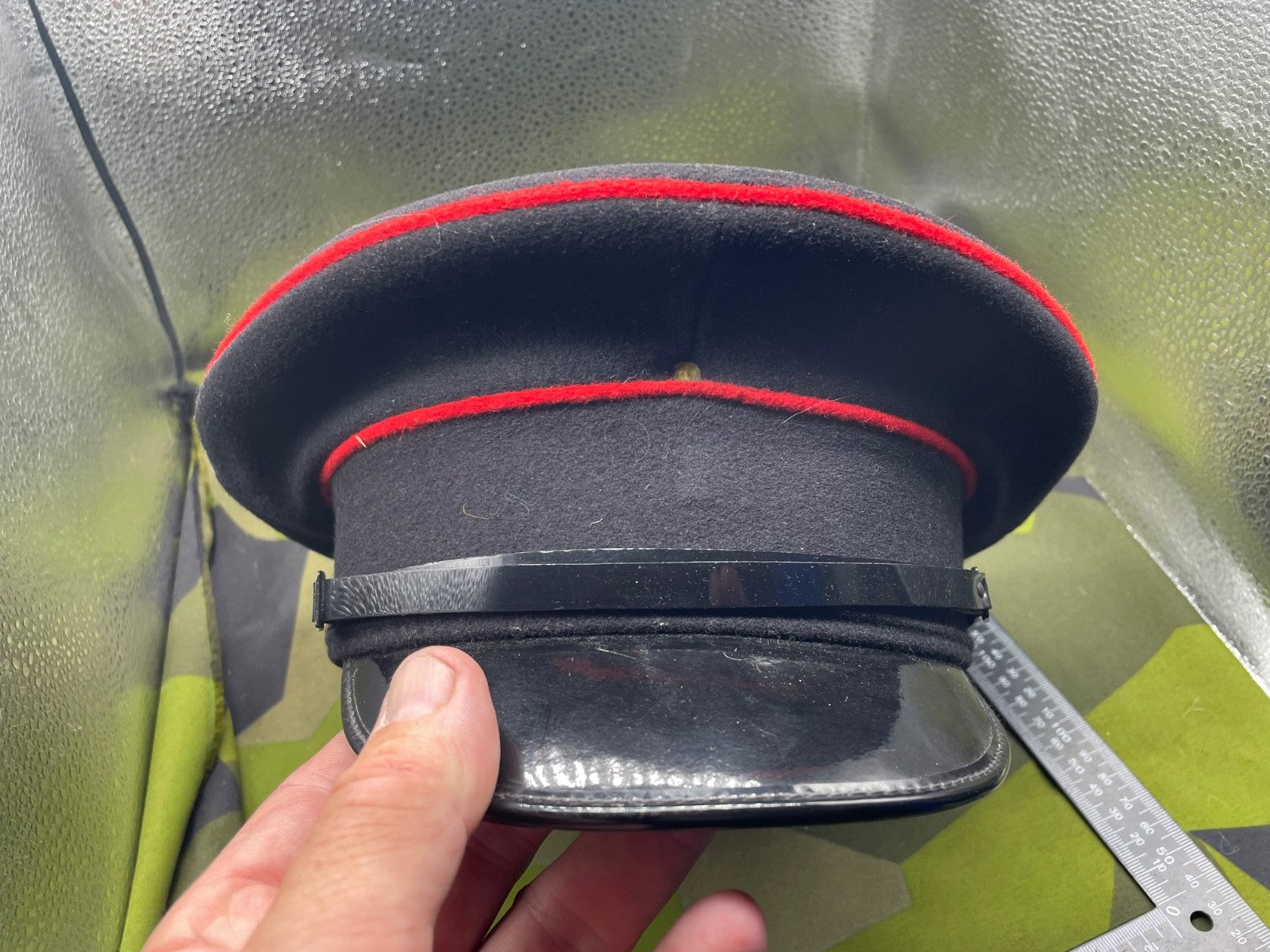 Original British Army Royal Engineers Peaked Cap - 55cm - The Militaria Shop
