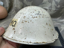 Lade das Bild in den Galerie-Viewer, Original British Army / Home Front Cold War Medical Officers Turtle Mk4 Helmet
