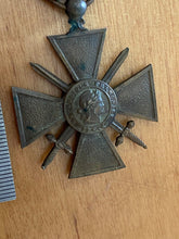 Load image into Gallery viewer, Original WW1 French Croix de Guerre - 1914-17 Dated
