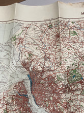 Load image into Gallery viewer, Original WW2 German Army Map of UK - Manchester / Liverpool / North West England
