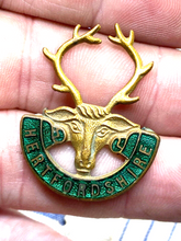 Charger l&#39;image dans la galerie, Original WW2 Hertfordshire Women&#39;s Institute Enamel &amp; Gilt Badge
