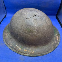 Load image into Gallery viewer, Original British Army Mk2 Combat Helmet - Untouched WW2 Example
