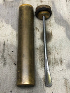 Original WW1 British Army SMLE Enfield Brass Oil Bottle - P-H Maker Marked - The Militaria Shop
