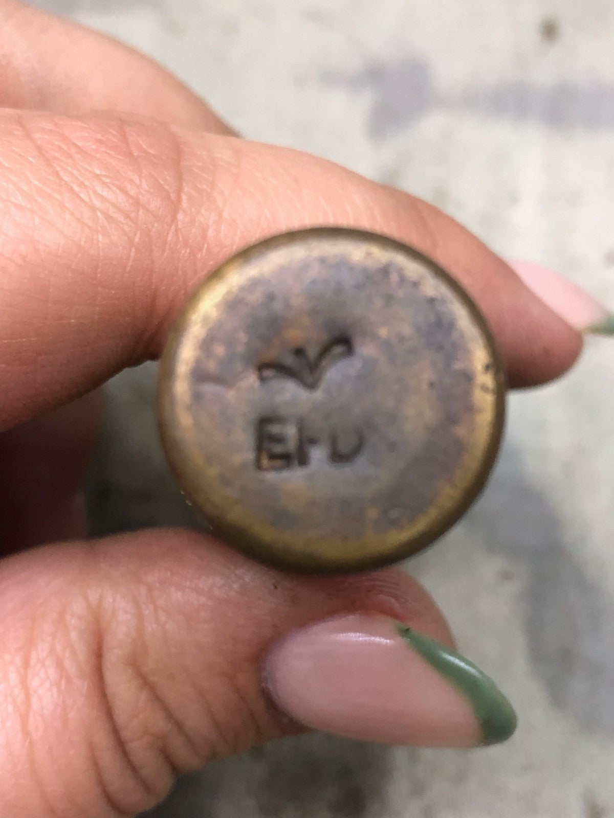 Original WW1 British Army SMLE Enfield Brass Oil Bottle - EFD Marked - The Militaria Shop