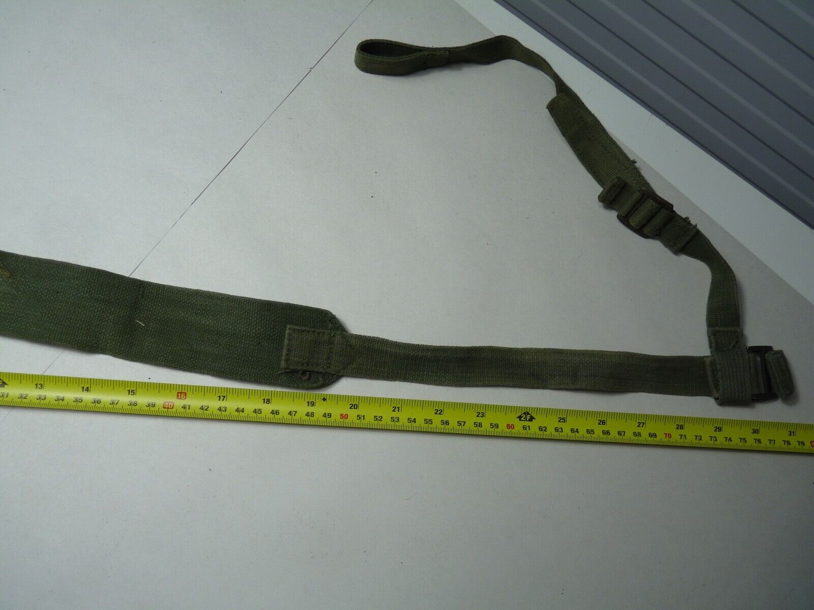 Original WW2 British Army 44 Pattern Shoulder / Extended Equipment Strap - 1945 - The Militaria Shop