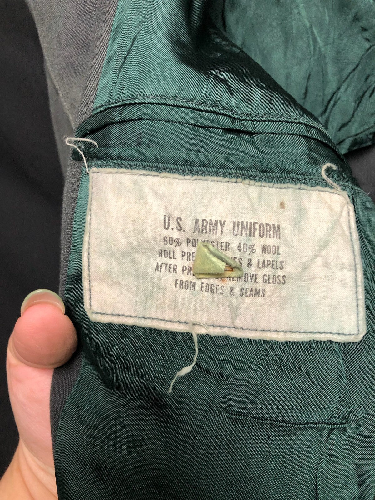 Original US Serge AG-344 Class 3 Uniform Jacket - Size 38" Chest - Regular - The Militaria Shop