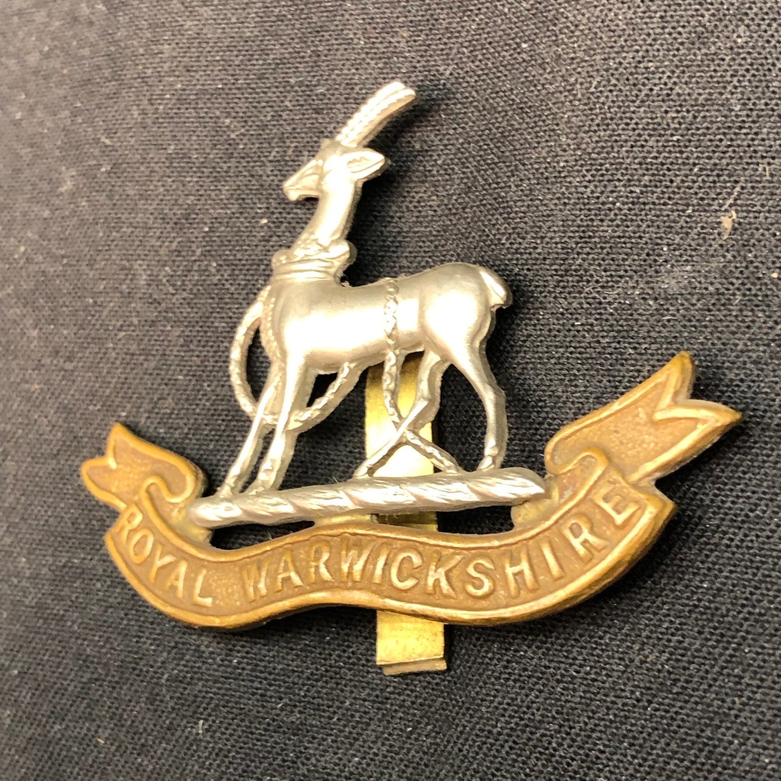 Original WW2 British Army Cap Badge - Royal Warwickshire Regiment - The Militaria Shop