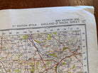 Original WW2 British Army GSGS OS Map of England - Bideford & Bude - The Militaria Shop