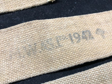 Charger l&#39;image dans la galerie, Original WW2 British Army 37 Pattern Khaki L-Straps Webbing - Wartime Dated
