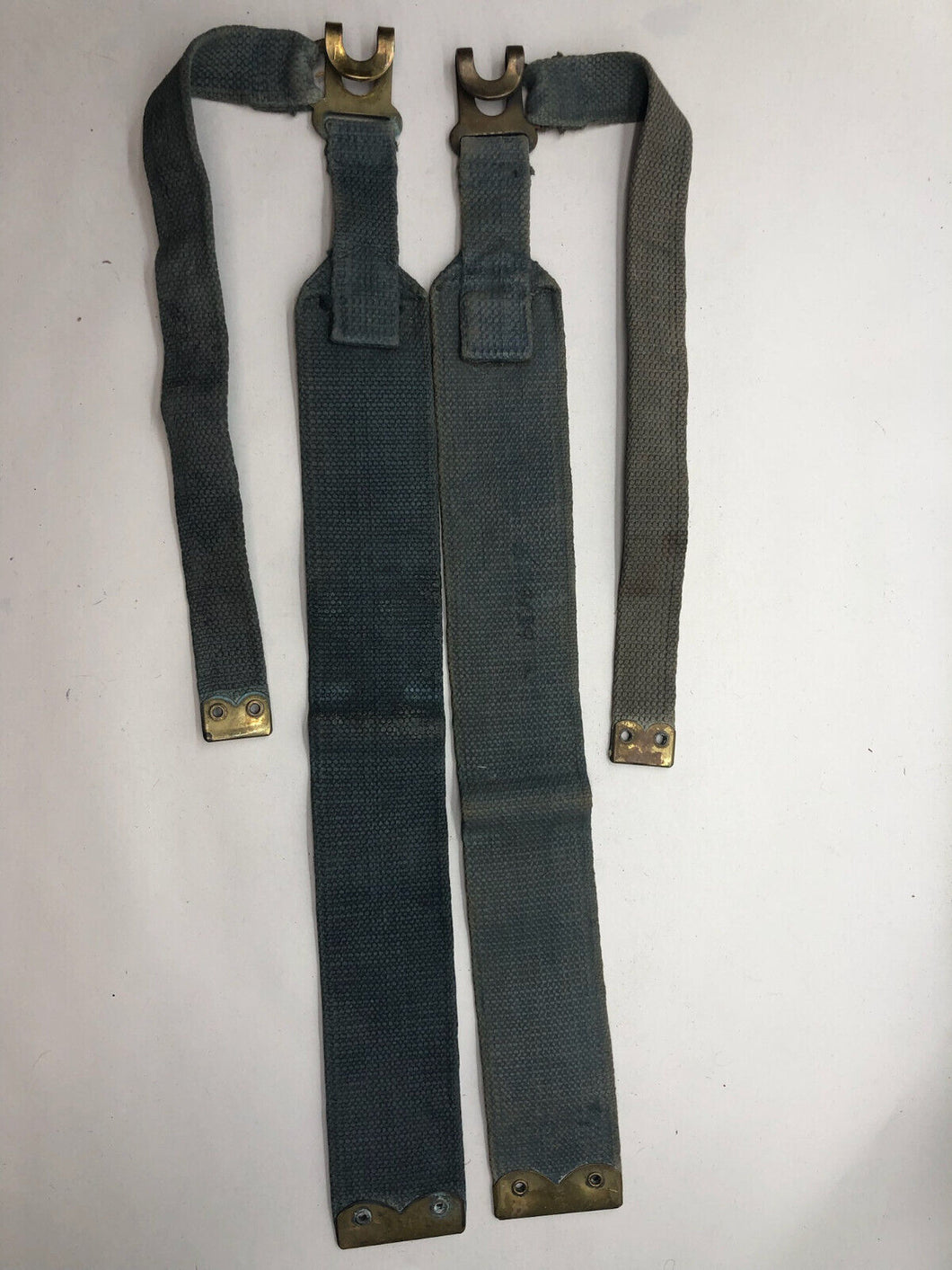 Original WW2 37 Patternn Webbing British RAF Royal Air Force L Straps Set