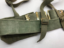 Load image into Gallery viewer, Original British Army WW2 37 Pattern Belt, Pouches &amp; Straps Set - 42&quot; Waist
