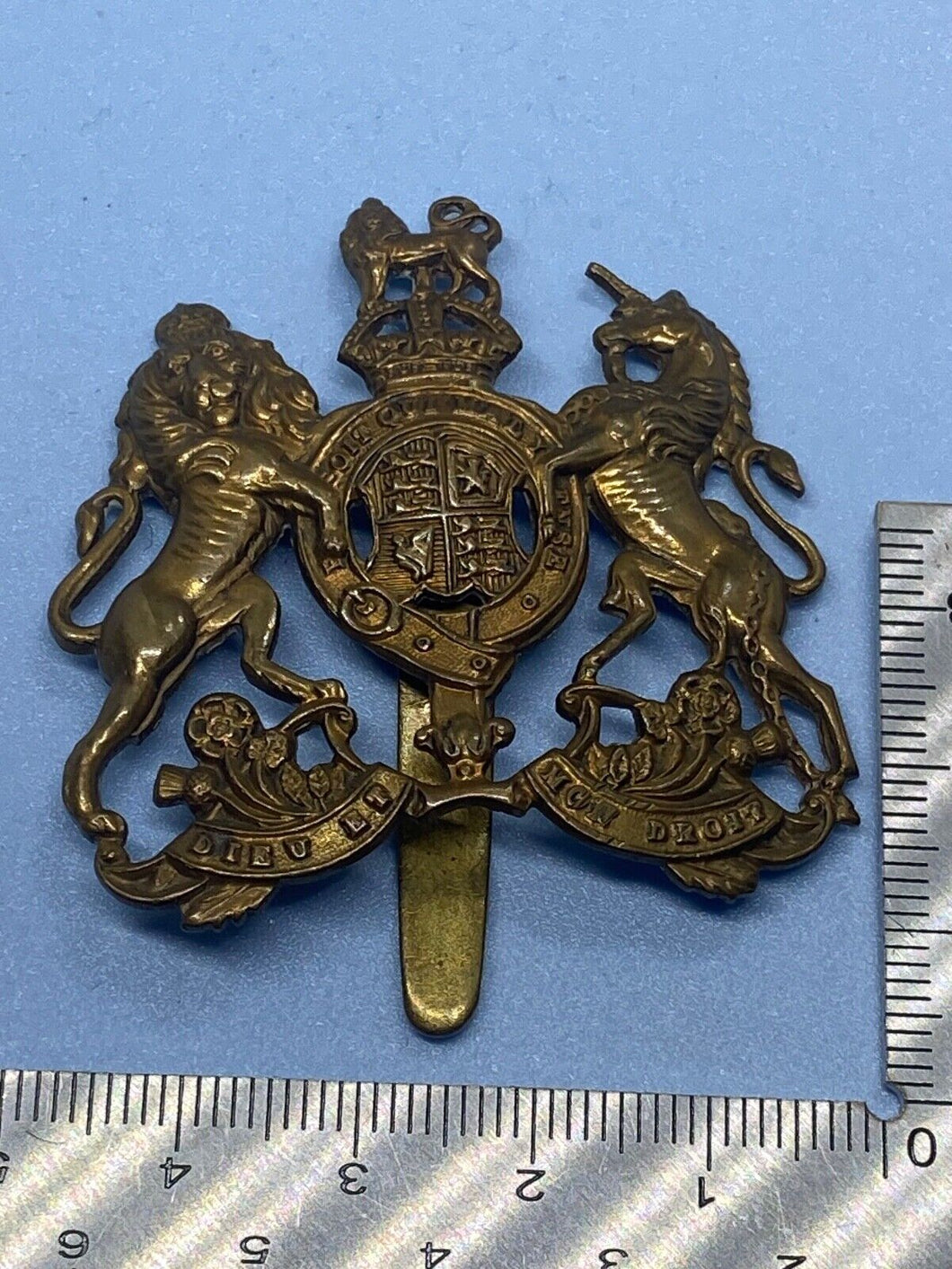 Original WW1 / WW2 British Army General Staff Cap Badge