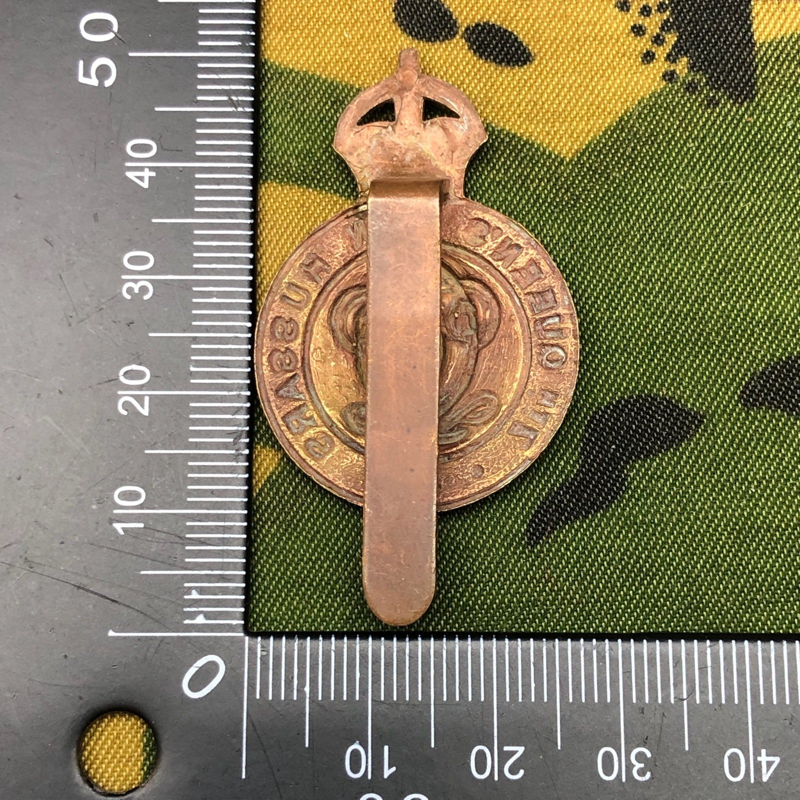 Original WW1 British Cap Badge - 7th Queen's Own Hussars - The Militaria Shop