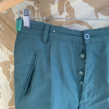 Load image into Gallery viewer, Genuine British Army Green Barrack Dress Trousers - Size 32&quot; Waist
