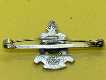 Load image into Gallery viewer, Original WW1 / WW2 Enamel &amp; White Metal Royal Marines Sweetheart Brooch
