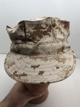 Load image into Gallery viewer, Genuine US Marine Corps USMC Desert Peaked Garrison Cap - Size Small
