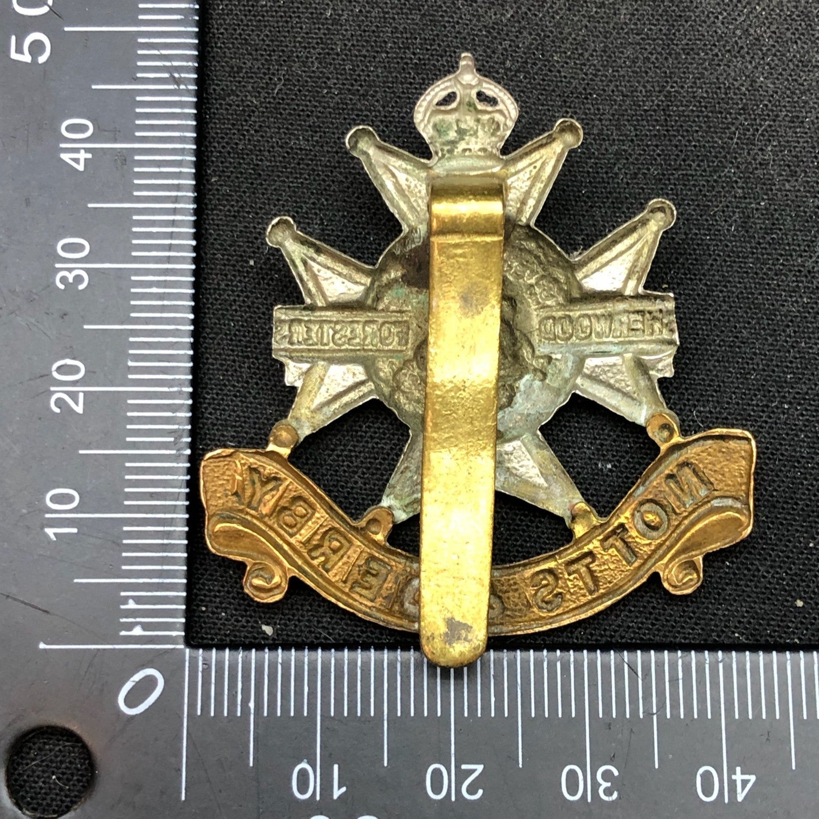 Original WW2 British Army Cap Badge - Sherwood Foresters - The Militaria Shop