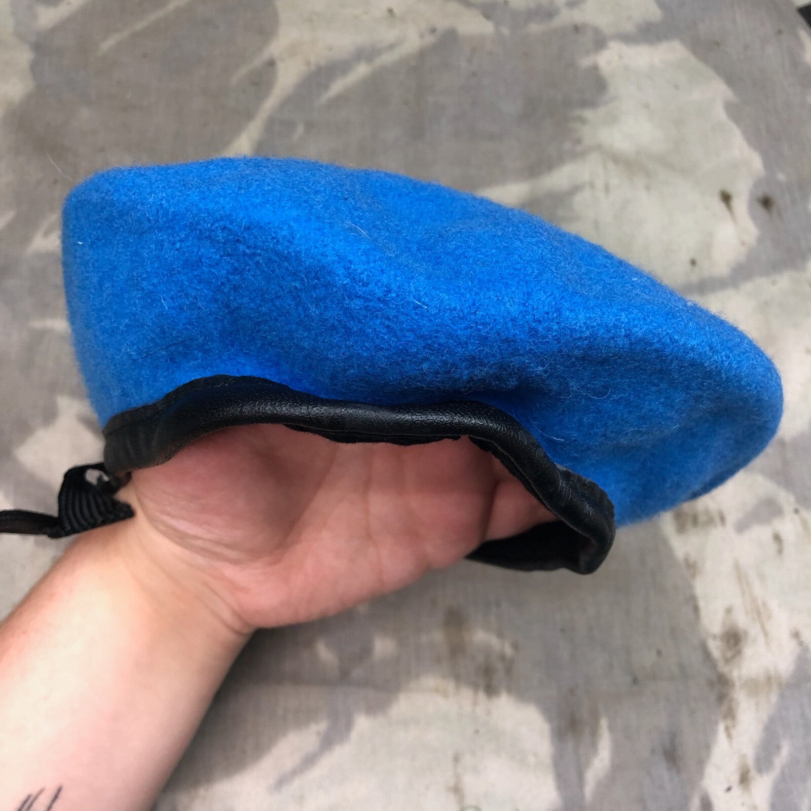 Genuine British Army Forces Beret - UN United Nations - Size 53 - The Militaria Shop